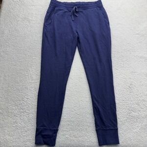 Greyson Mens Pima Cotton Modal Joggers Navy Blue Slim Fit Sweatpants Size M